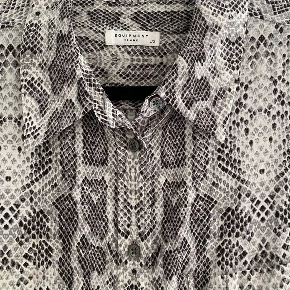 - Equipment Slim Signature Silk Shirt - Picture 6 of 7